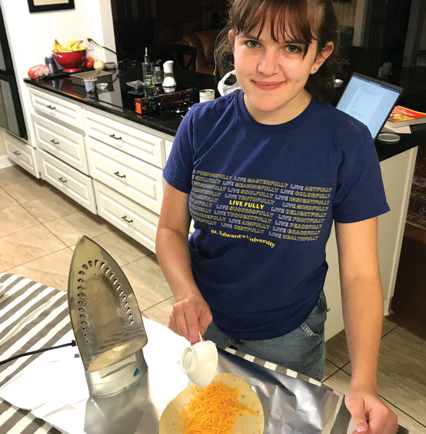 CTF ironing quesadillas.jpg